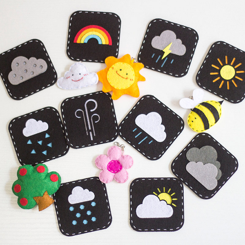 自然云朵DIY材料包不织布免剪裁