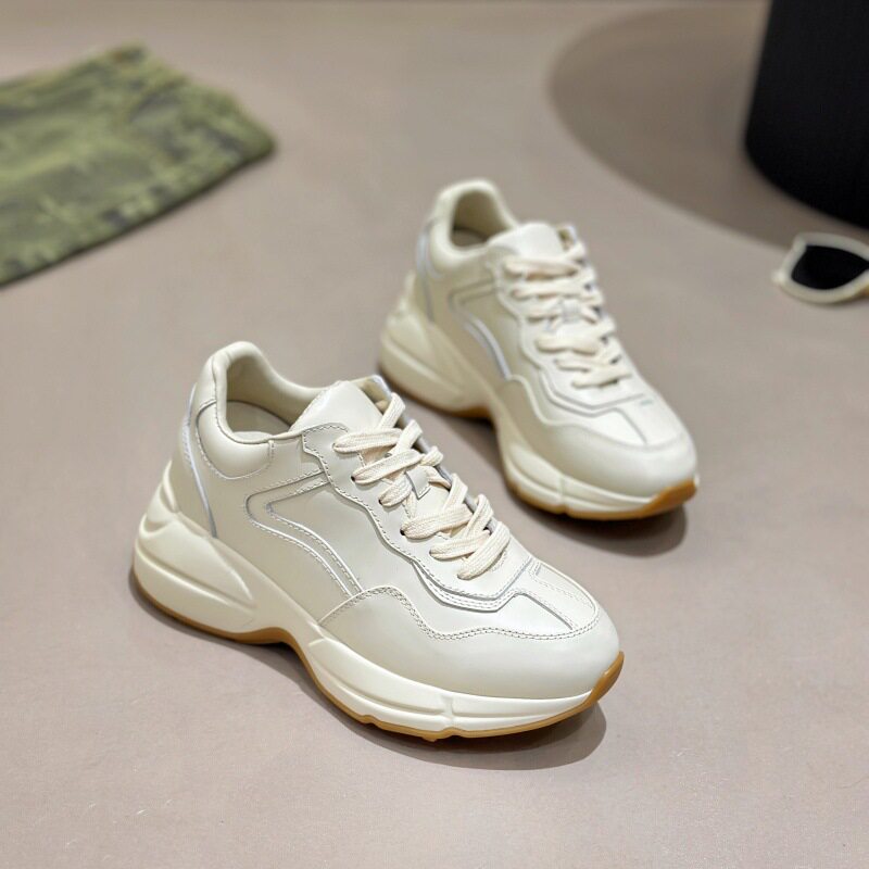 巨好看内增高鞋10cm厚底小个子老爹鞋女款2026超火厚底运动休闲鞋