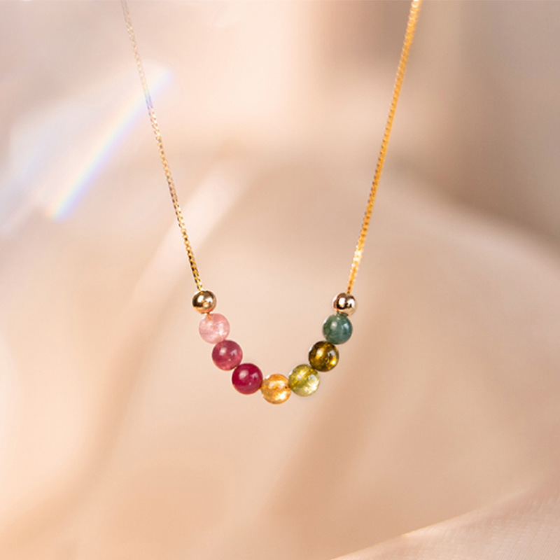 s尚美伯爵天然石碧玺项链