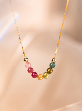 s尚美伯爵天然石碧玺项链