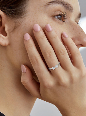尚美伯爵S925纯银蝴蝶结