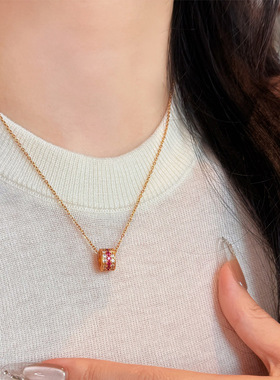 s尚美伯爵s925纯银红钻转