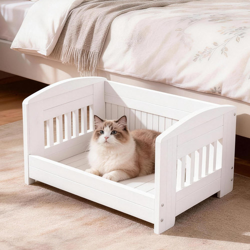 实木防腐木离地猫狗窝四季通用