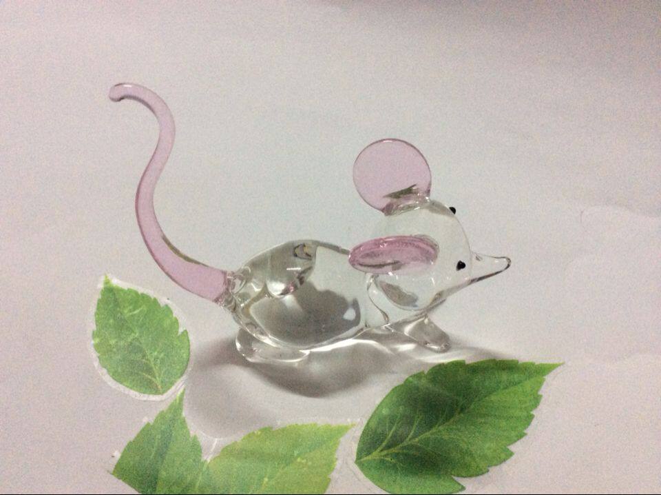 纯手工十二生肖玻璃摆件鼠牛虎兔龙蛇马羊猴鸡狗猪家居全套摆设
