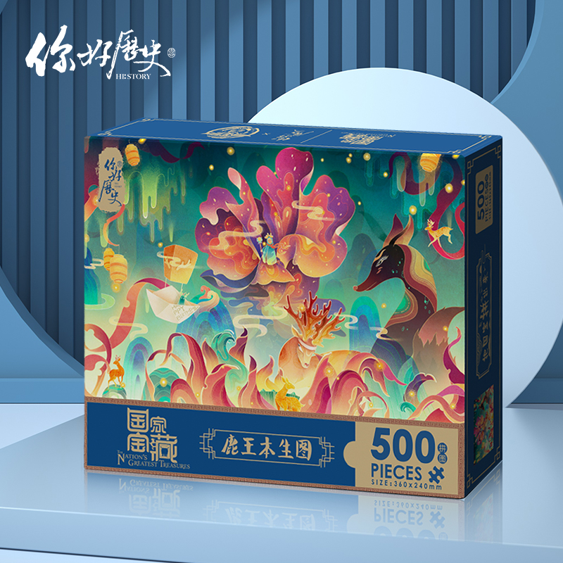 你好历史生日国潮拼图系列朋友