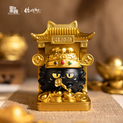 富贵狸猫财神喵磁吸冰箱贴