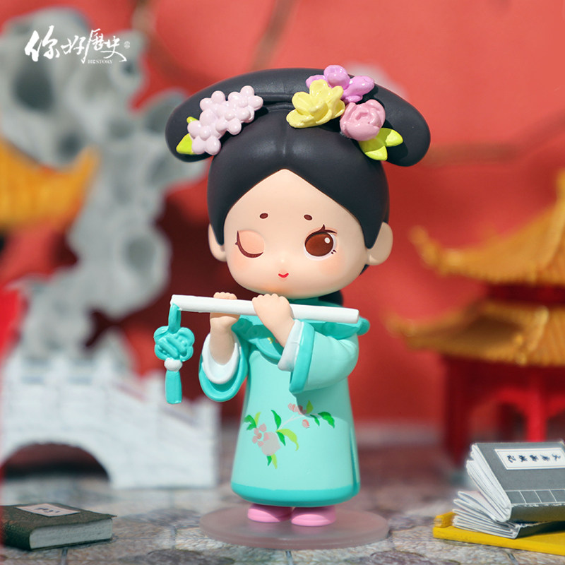 你好历史清梦吟手办摆件玩具公仔可爱盲盒宫廷风创意小礼物