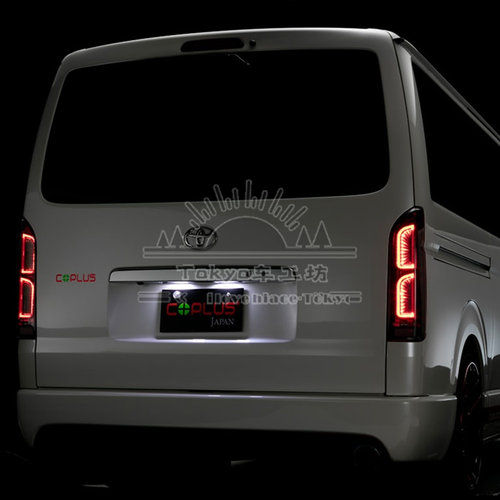 适用于 HIACE 200系1-6型 2005-2018丰田海狮 改装LED后尾灯 刹车