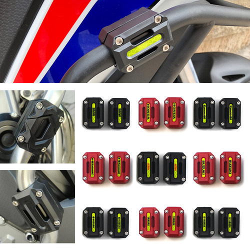 适用雅马哈 Tmax530 tmax560 摩托车改装保险杠防摔块保护胶配件