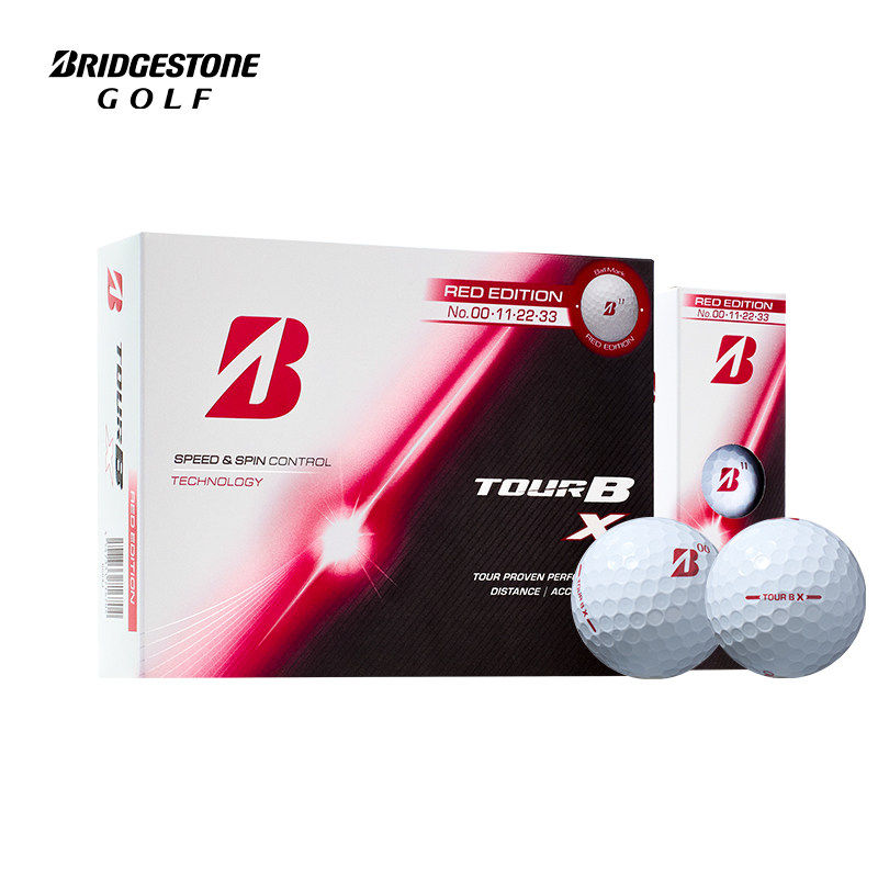 27新品普利司通高尔夫球TourBX红字限定款三层球比赛用球球队定制