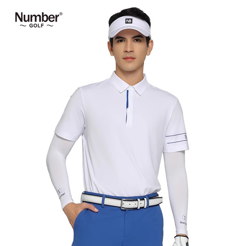 Number高尔夫男装上衣夏季高端POLO衫时尚男子服装短袖2025新款
