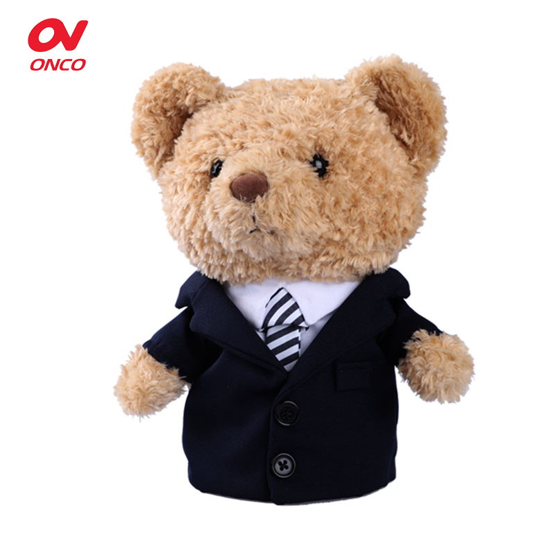 韩国INGGI 泰迪熊高尔夫卡通可爱杆套 发球木杆头套西服小熊