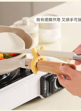 鹿耳锅铲架家用硅胶锅边防烫防溢护铲架灶台放汤勺铲子专用置物架