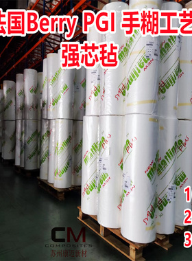 法国Berry PGI Core Mat强芯毡1-5mm玻璃钢增强减重手糊模型卫浴