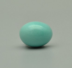 松石苑  原矿绿松石戒面  镶嵌  戒指（2克）