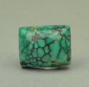 松石苑  原矿绿松石戒面  镶嵌  戒指（3.5克）