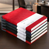 新款 羊巴软皮笔记本定制可印logo商务办公会议记录本定做带 开学季