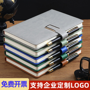 a5笔记本定制可印logo印字新款加厚商务办公会议记录笔记本高颜值