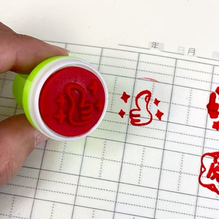 创意字母印章学生用橡胶印章手账装饰制作工具便携式可爱学生用印
