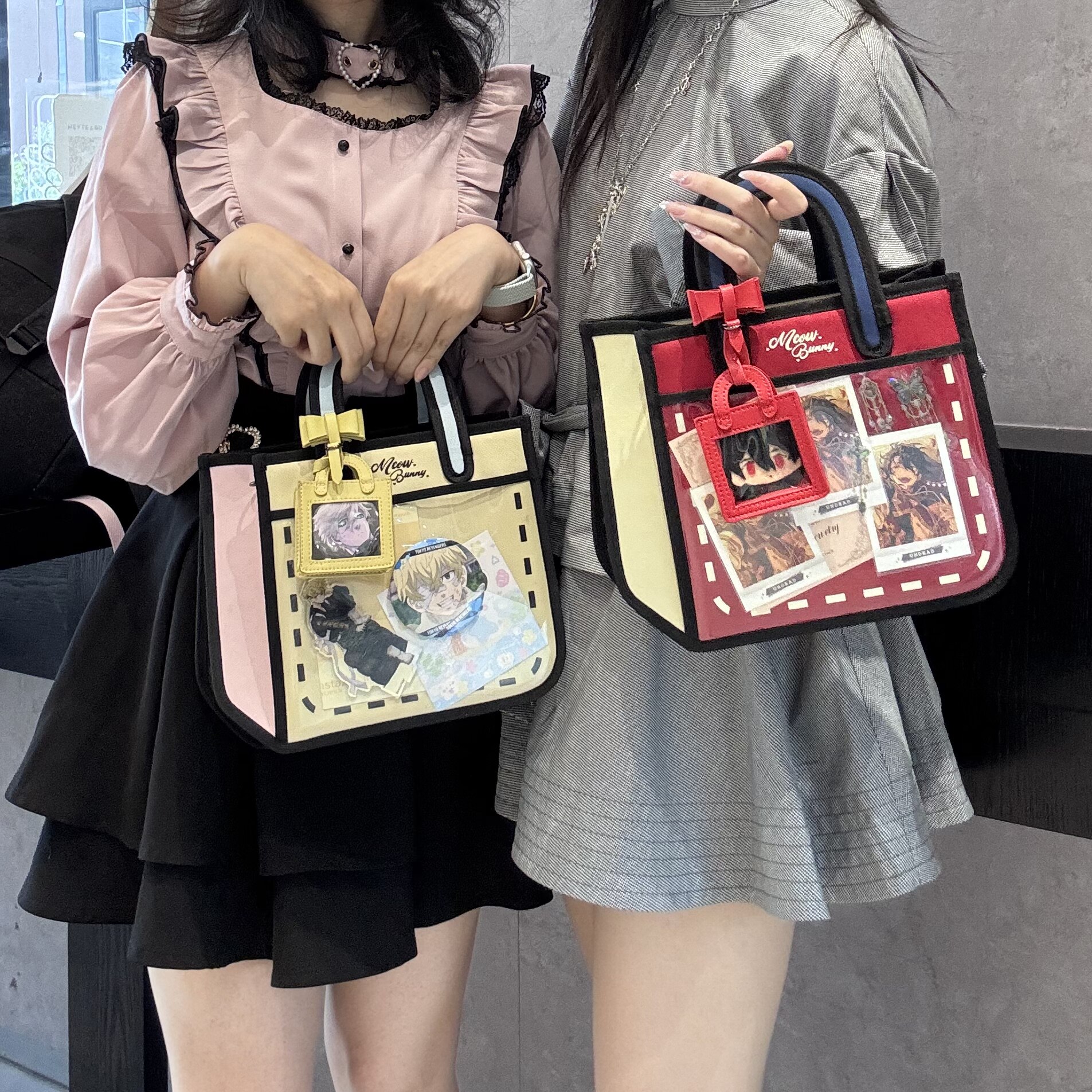meowbunny 漫画小食量痛包高级感斜挎二次元追星日常通勤吧唧包