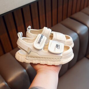 男童凉鞋包头防撞2024夏季新款韩版宝宝软底运动休闲外穿沙滩鞋女