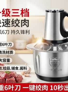 纯铜电机电动绞肉机家用商用多功