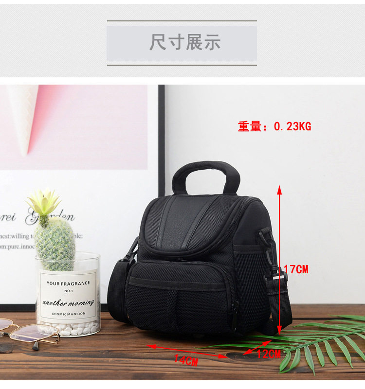 适用佳能尼康D40微单反相机摄影包 单肩斜跨数码摄影照相机包背包