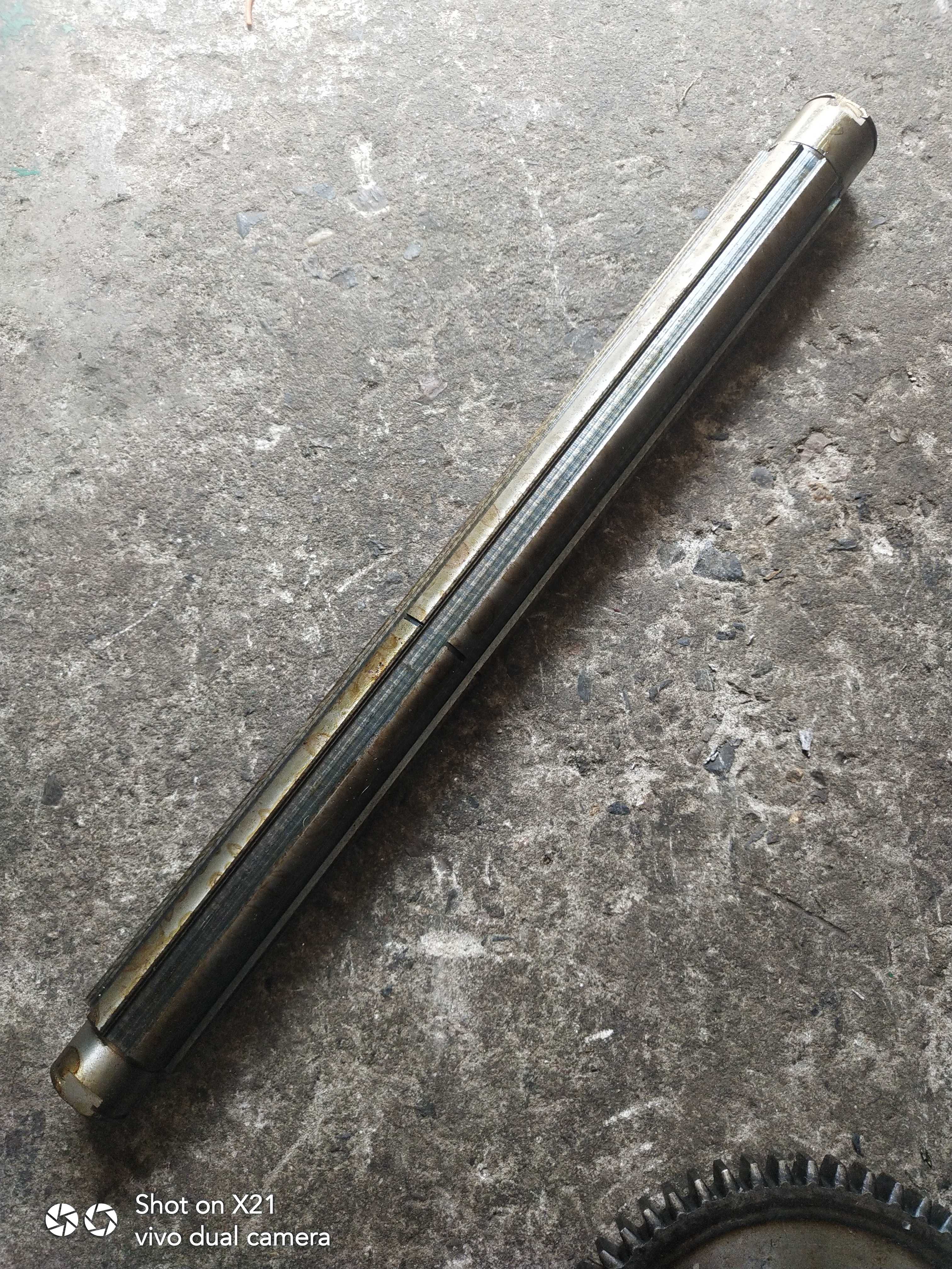 机床配件兰州CW6163D/CW6180车床花键轴2043D总长462花键6-40*10