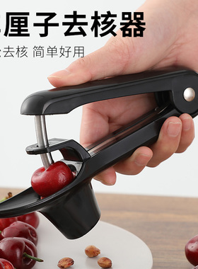 樱桃去核器多功能山楂红枣除胡挖籽工具吃车厘子快速完整抽芯神器