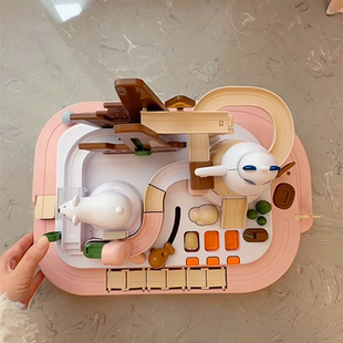 过关小游戏儿童益智玩具3到6岁惯性轨道男孩女孩玩具蒙氏益智早教