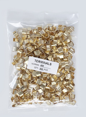 500只铜扣DJ-454D/459型并线扣接线端子电线连接器冷压中间接头