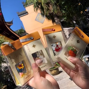 端午节鸡鸣寺柿子香包香囊柿子车载驱蚊防蚊车用大佛寺礼品挂件