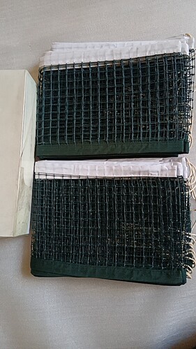 库存乒乓球网一合六支上海红双喜冠都牌纯新扛扛地6个