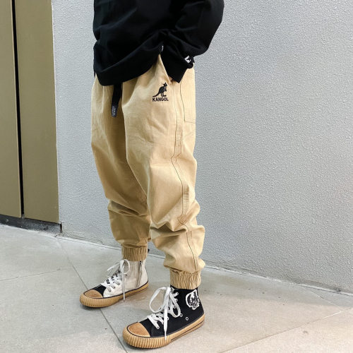 春秋儿童纯棉休闲工装裤