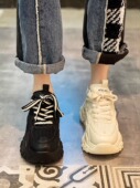 品牌特价 ins潮 厚底跑步高级感老爹鞋 白色运动鞋 女2025年春秋新款