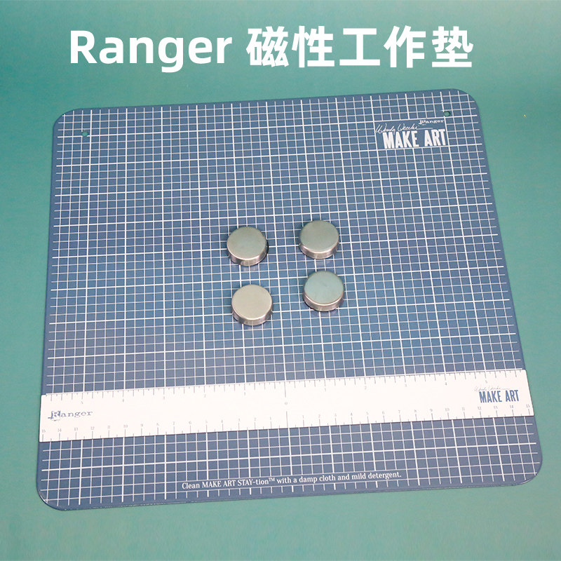 미국에서 수입한 레인저 자석 백킹 보드 염색 및 번진 잉크 패드 얼룩지고 고정된 판지 필기 및 페인팅 백킹 보드
