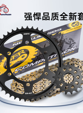 ASDL适用YAMAHA雅马哈R1 FZ1摩托车链轮改装大小齿链盘链条三件套