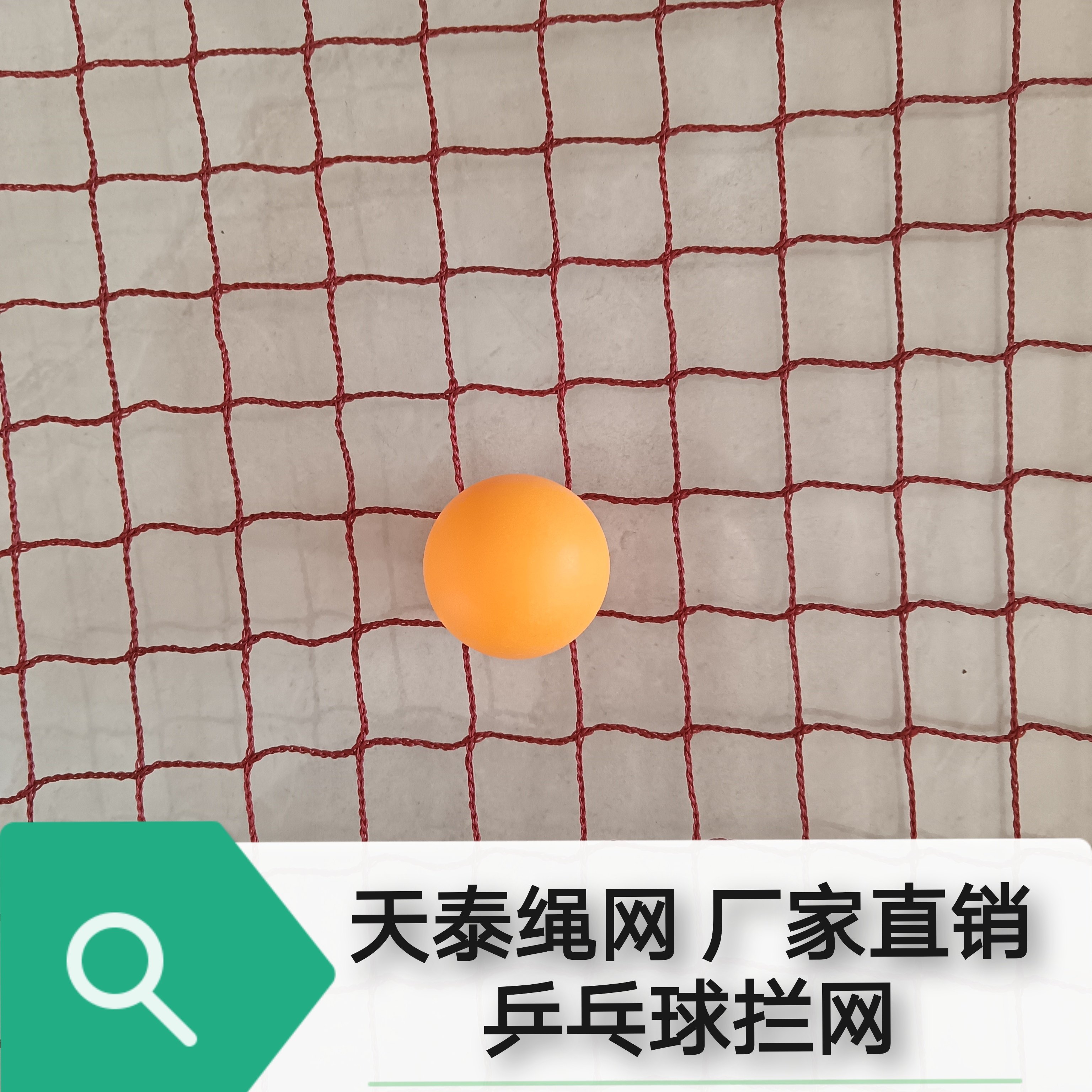 乒乓球场地围网围挡网训练网拦球网围栏防护网无结网拦截网枣红色图片