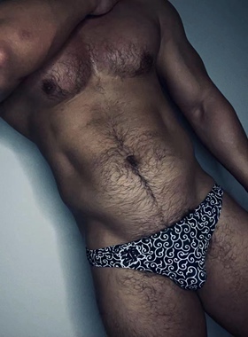 XANTHINE内裤三角比基尼透气壮熊ENOCH联名款日式传统内裤图腾