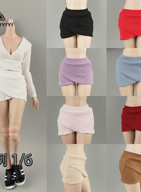 1/6交叉短裙12寸女兵人裙子6分娃娃衣服TBL手办可动布衣服装