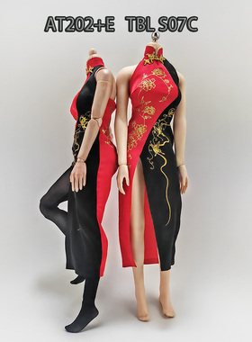 1/6艾达王开叉旗袍30CM人偶服饰性感特工生化危机4礼服 耐操TBL