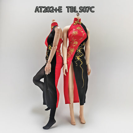 1/6艾达王开叉旗袍30CM人偶服饰性感特工生化危机4礼服 耐操TBL