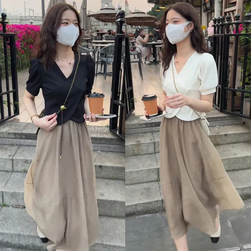 网红套装女夏季新品短款