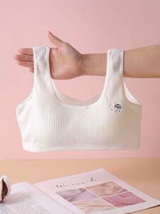 内衣女纯棉学生发育期女童小背心