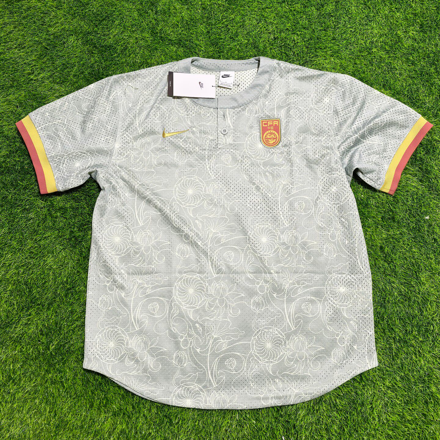 Nike 中国国家队 CFA中国玉配色短袖运动时尚球衣足球服 hf5084