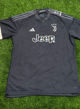 Adidas 尤文 尤文图斯 2324第二客场球迷版短袖球衣足球服 HR8250