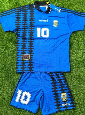 Adidas 三叶草 阿根廷94世界杯官方复刻10号球衣复古足球服短裤