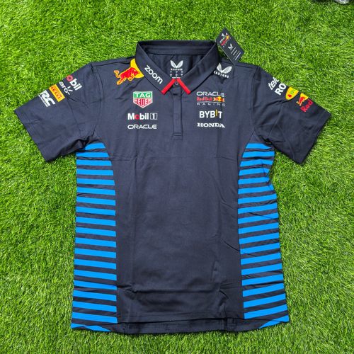 CASTORE 红牛车队 2024赛季F1赛车运动翻领T恤短袖POLO衫