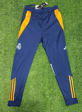 Adidas 皇马 2425赛季运动春秋修身版足球训练长裤收腿裤 it5113