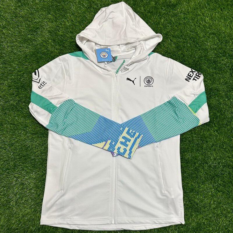 PUMA 曼城 eSports联名球员版足球训练夹克高端连帽外套 769511